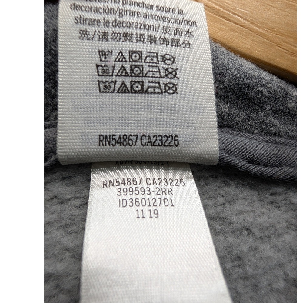 PINK Victoria's Secret Quarter Zip Pullover Grey Heathered Logo Fleece -‎ Small - Picture 5 of 5